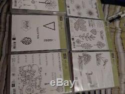 Lot Of 8 Stampin Up Stamp Sets and a new stamp spritzer