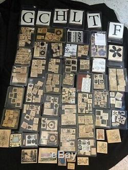 Lot Stampin' Up! Mixed Sets Retired 350 Stamps Total Crafts Scrapebooking