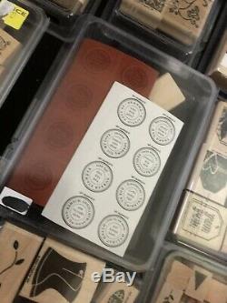 Lot Stampin' Up! Mixed Sets Retired 350 Stamps Total Crafts Scrapebooking