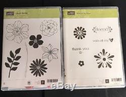 Lot of 10 Stampin Up Floral Themed Sets Blossom Garden Bloom Flowers