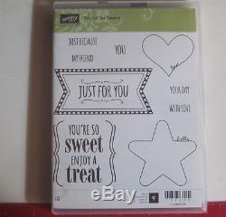 Lot of 10 Stampin' Up! Retired stamp sets Friendship Preserves Sweet Cake + MORE