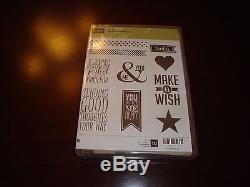 Lot of 10 Stampin' Up! Retired stamp sets Upsy Daisy Perfect Pennants + MORE