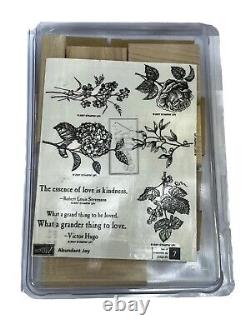 Lot of 11 Brand New Stampin Up Stamp Sets Love / Happy / Animals / Floral Etc