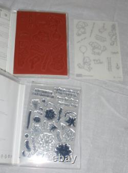 Lot of 13 Stampin' Up Photopolymer Stamp Sets Dogs Cats Christmas Fox Flowers