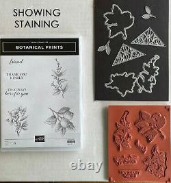 Lot of 13 Stampin Up Stamp Sets 2 withcoordinating dies 2 withpunches, floral theme