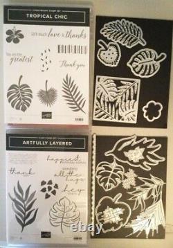 Lot of 14 Stampin' Up! Stamp Sets with a theme of Sentiments/Sayings plus Tropic
