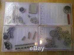 Lot of 15 Stampin' Up Sets Unmounted Rubber Stamps