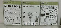 Lot of 15 Stampin Up Stamp Sets Nature & Flower Stamps StampinUp FREE SHIPPING