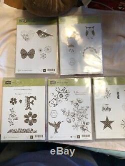 Lot of 18 Stampin' Up! Clear Mount or Photopolymer stamp sets
