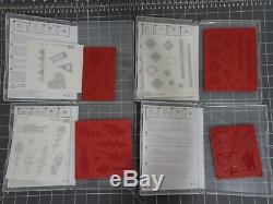 Lot of 18 Stampin' Up! Die Sets Christmas Love Friendship