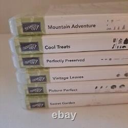 Lot of 18 Stampin' Up Mixed Lot Cling Stamps Photopolymer/Rubber Sets in Cases