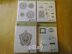 Lot of 18 Stampin' Up Sets Unmounted Rubber Stamps