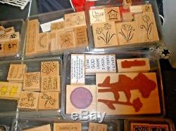 Lot of 180 Most Stampin Up Stamps Sets + others