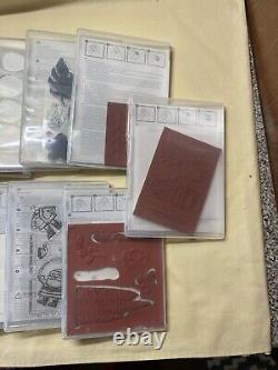 Lot of (19) NEW Stampin Up Rubber Stamps Sets Card Making Mixed Themes Holidays