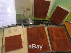 Lot of 19 Stampin Up! Clear & Photopolymer Stamp Sets Variety All Occasions