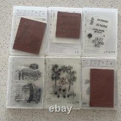 Lot of 19 Stampin' Up! Stamp Sets birthday, sentiments, all occasions, new unused