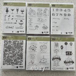 Lot of 19 Stampin' Up! Stamp Sets with a Nature, Flowers, animals, all occasions