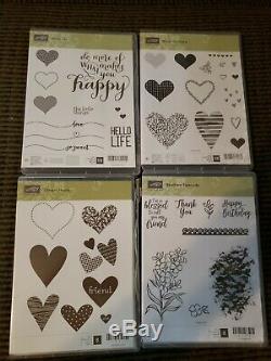 Lot of 20 NEW Stampin' Up! Clear Mount or Photopolymer stamp sets