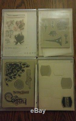 Lot of 20 Retired Stampin Up stamps sets