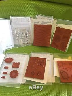 Lot of 20 Stampin Up! Clear & Photopolymer Stamp Sets Variety All Occasions