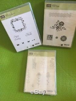 Lot of 20 Stampin Up! Clear & Photopolymer Stamp Sets Variety All Occasions