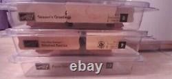 Lot of 20 Stampin Up Sets variety of themes some new some used See Pictures