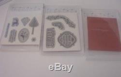 Lot of 20 Stampin' Up! Stamp SetsClear Mount & PolymerGood Variety of Themes