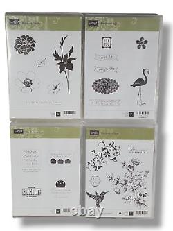 Lot of 20 Used Complete Stampin' Up! Stamp Sets
