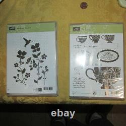 Lot of 22 Assorted Stampin' Up Sets Rubber Stamps Most Unused Great Buy