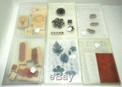Lot of 22 Stampin Up Clear Mount or Photopolymer Stamp Sets (154 Stamps Total)