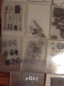 Lot of 23 Stampin Up! Stamp Sets Variety All Occasions