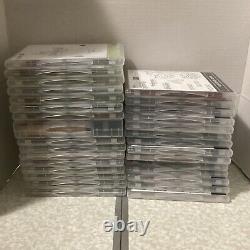 Lot of 30 Stampin Up! Rubber Cling Stamp & Photopolymer Sets Some Retired