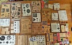 Lot of 300+ STAMP LOT Plus InK pad Stampin' Up sets and Misc stamps WOW most NEW