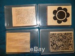 Lot of 32 Stampin Up stamp sets, some unmounted