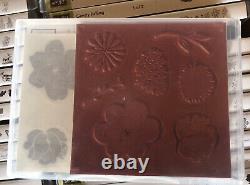 Lot of 36 Stampin' Up Rubber Stamping Sets Total of 217 Stamps. Lightly Used VG