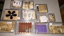 Lot of 43 Stampin Up Stamp Sets 280 Different Stamps Christmas, Baby, Bday