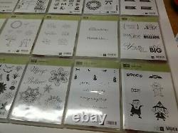 Lot of 45 Stampin' Up! Stamp Sets Mostly Unused Mint Condition