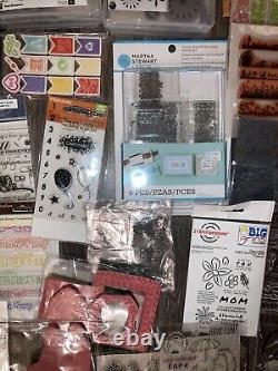 Lot of 46 SETS OF STAMPS or Stamps Includes Stampin Up! Fiskars, Stamplorations