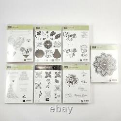 Lot of 50 Stampin' Up Stamp Sets Mixed Themes