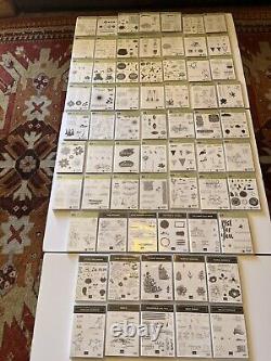 Lot of 65 NewithUnused Sets of Stampin' Up! Rubber and Clear Stamps