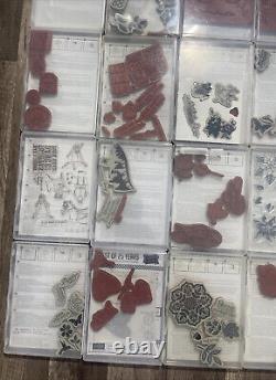 Lot of 75 Stampin Up Stamp Sets 500+ stamps