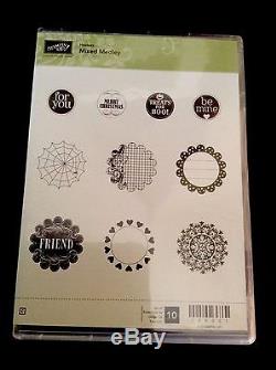 Lot of 9 Stampin' Up! Retired stamp sets Halloween Fall Fest Best Snow + MORE