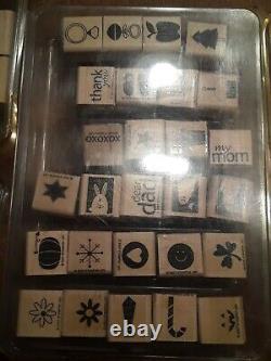 Lot of Stampin' Up! Stamp Sets Mostly Unused + MORE Stamps