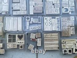 MASSIVE Lot Stampin Up 475+ Stamps 74 Sets USED & NEW For Nearly All Occasions