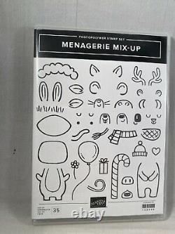 MENAGERIE MIX-UP Stamp Set MENAGERIE Dies Stampin Up New Animals Antlers