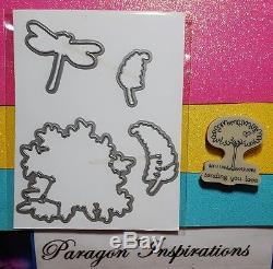 NEW DIES BY DAVE Awesomely Artistic FULL SET Dragonfly Leaves & Stampin Up Bonus