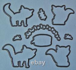 NEW! Dies by Dave Foxy Friends Cozy Critters Die Set of 10 & Stampin' Up! Paper