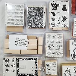 NEW Huge LOT of 310 Stampin' Up 40 Sets Wood Rubber Stamps 2000-2004