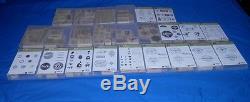 NEW Huge Lot Of Stampin Up Stamp Sets Free Shipping