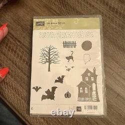 NEW RETIRED Stampin' Up! Halloween Scares Stamp Set